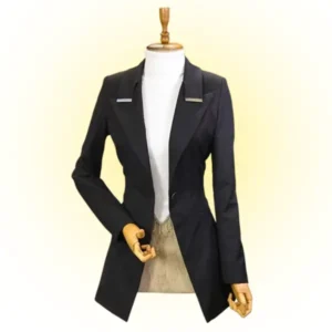 Womenâs Black Coat â Elegant Long Winter Coat
